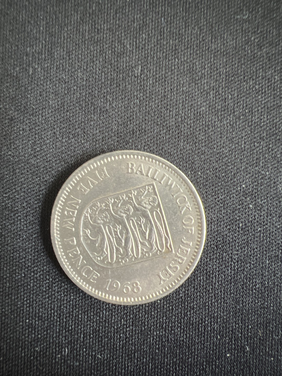 泡泡堂第二期 世界硬币专场，全场20包邮 泽西岛1968年大五便士