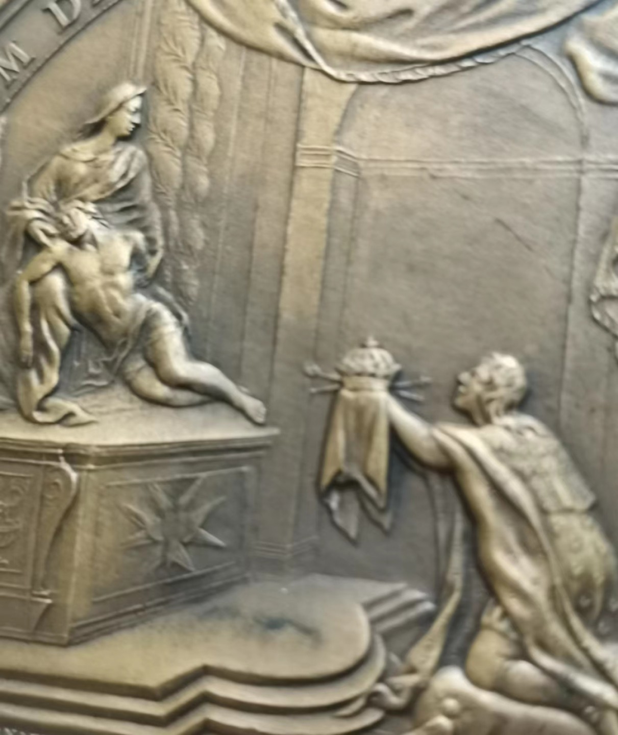 瓶子🏺第43期拍卖会 法国1638年路易十三卫冕大铜章（20世纪初后铸）