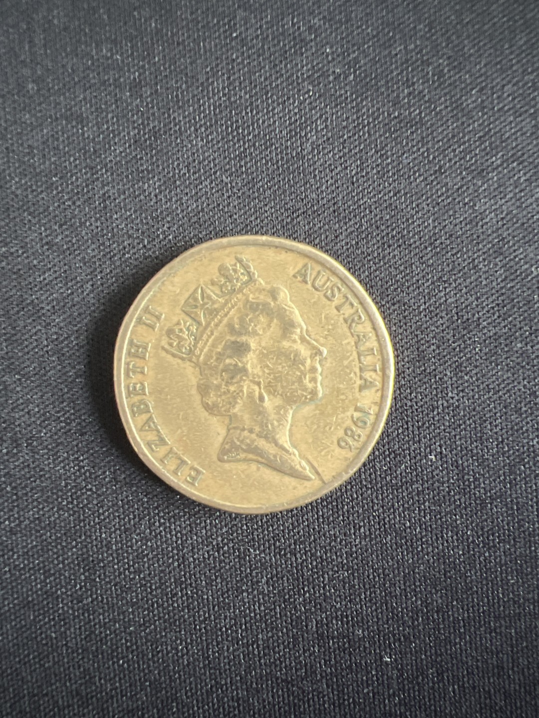 泡泡堂第二十二期  世界硬币纪念章专场（全场20包邮） 澳大利亚1986年一刀纪念币