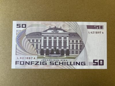 《张总收藏》61期——冠军外币 奥地利50先令 UNC 末版
