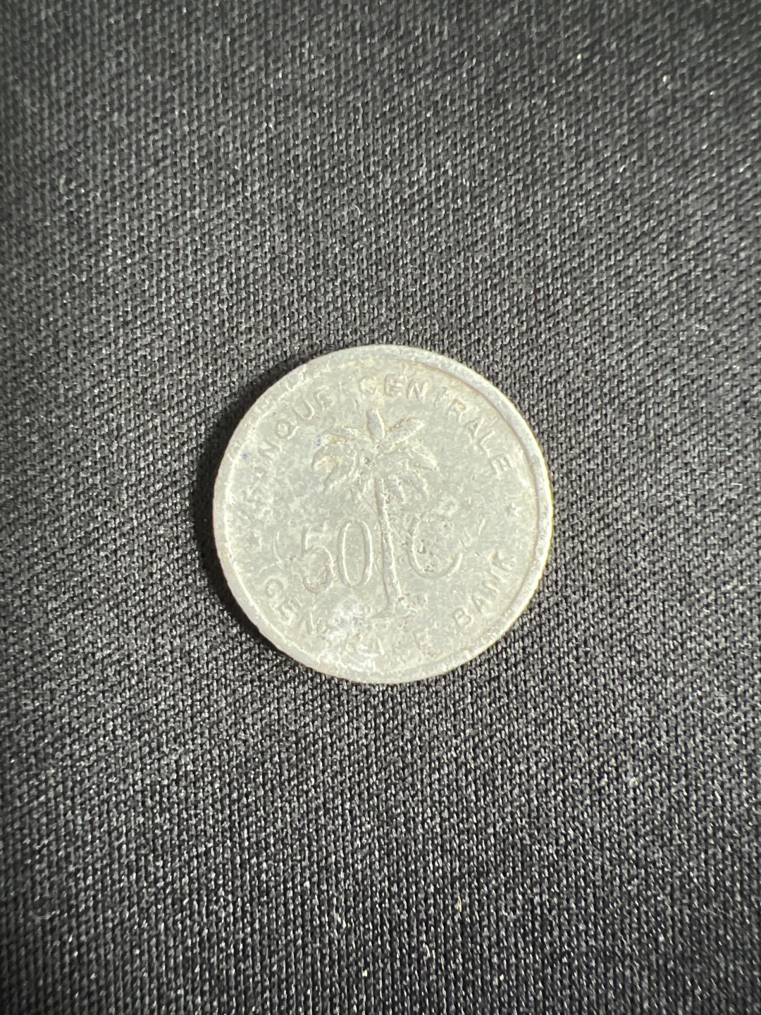 泡泡堂第二十二期  世界硬币纪念章专场（全场20包邮） 比属刚果1954年50分