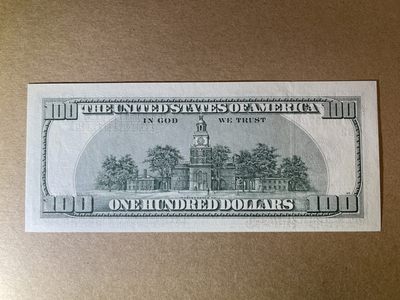 《张总收藏》61期——冠军外币 美国100美元 UNC 1996年版大头美元