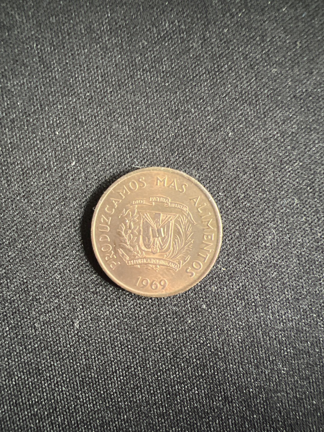 泡泡堂第二期 世界硬币专场，全场20包邮 多米尼加1969年少见一分