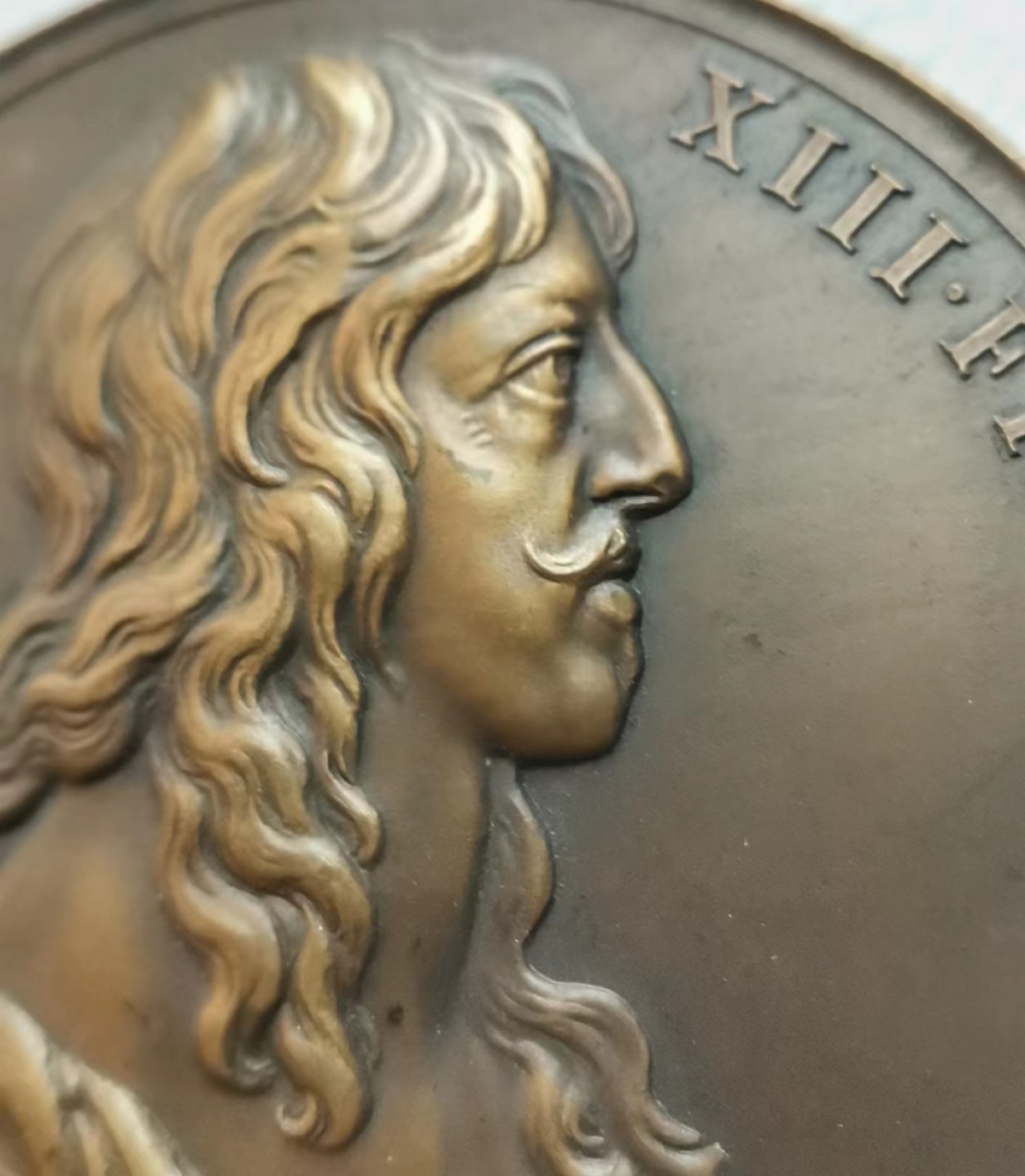 瓶子🏺第43期拍卖会 法国1638年路易十三卫冕大铜章（20世纪初后铸）