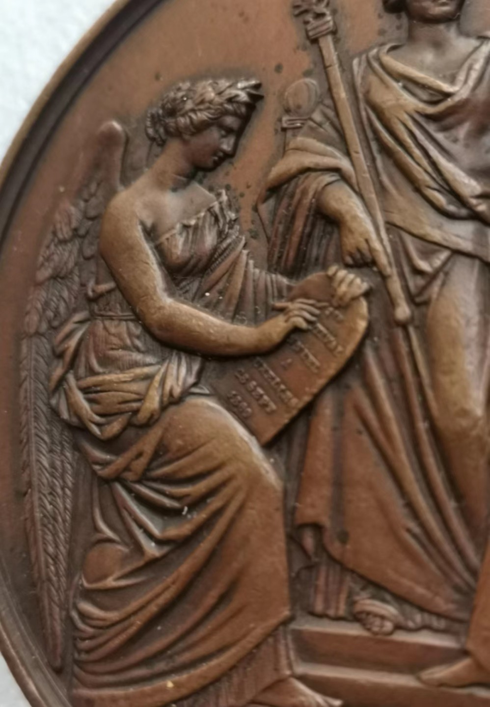 瓶子🏺第43期拍卖会 1869年比利时第一届古典音乐节铜章