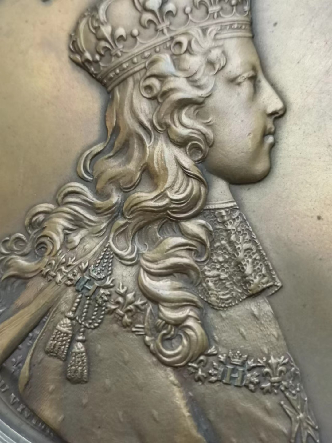 瓶子🏺第43期拍卖会 法国1722年路易十五加冕大铜章（20世纪初后铸）