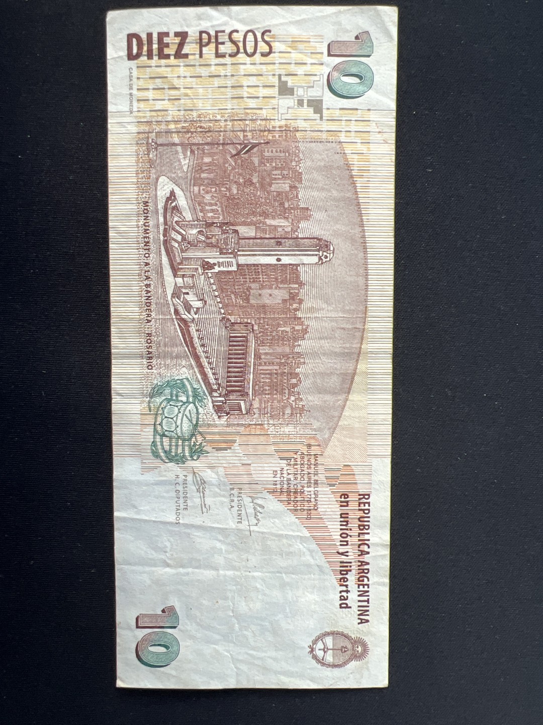 泡泡堂第三期 纸币专场（外国特价老纸币） 阿根廷十皮索