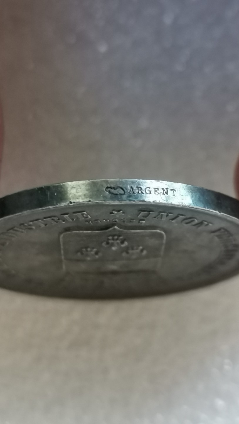 瓶子🏺第43期拍卖会 法国1872年城市JETON银质代币（丰饶角）