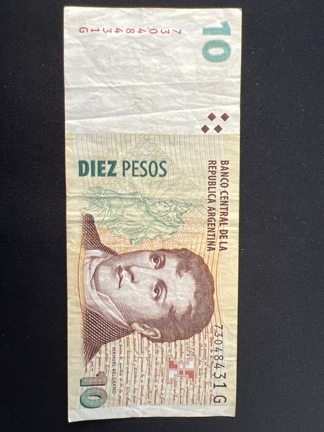 泡泡堂第三期 纸币专场（外国特价老纸币） 阿根廷十皮索