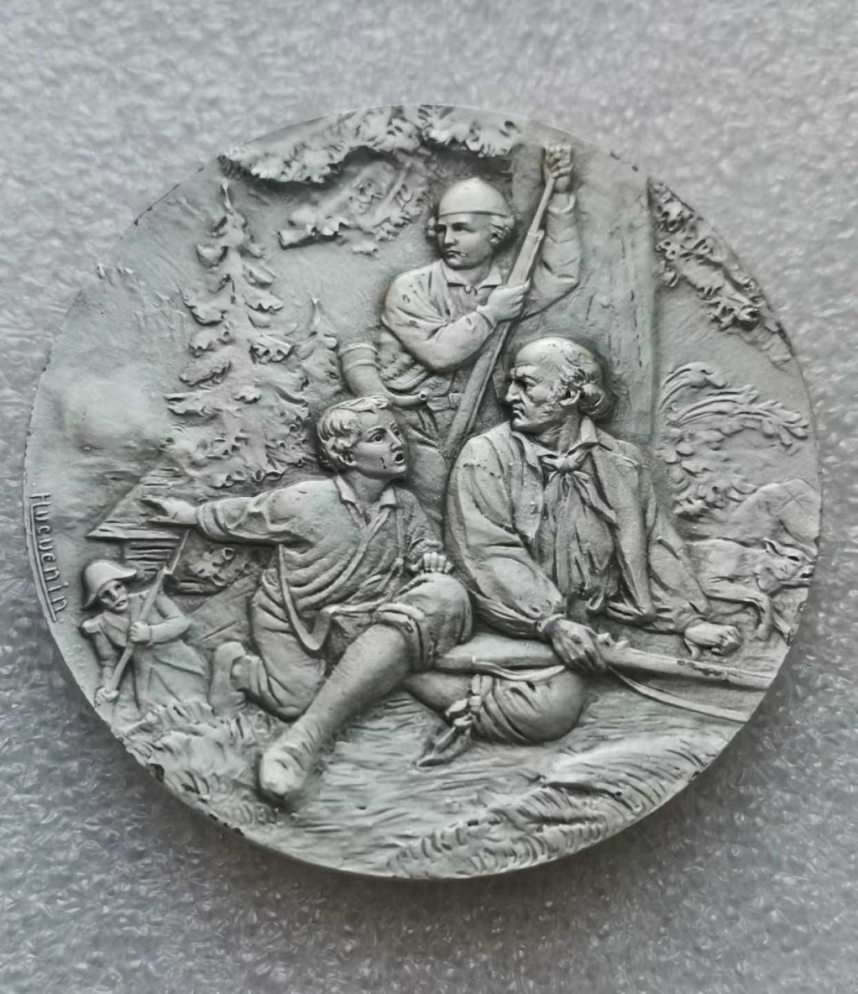 瓶子🏺第43期拍卖会 瑞士20世纪300米射击节镀银铜章