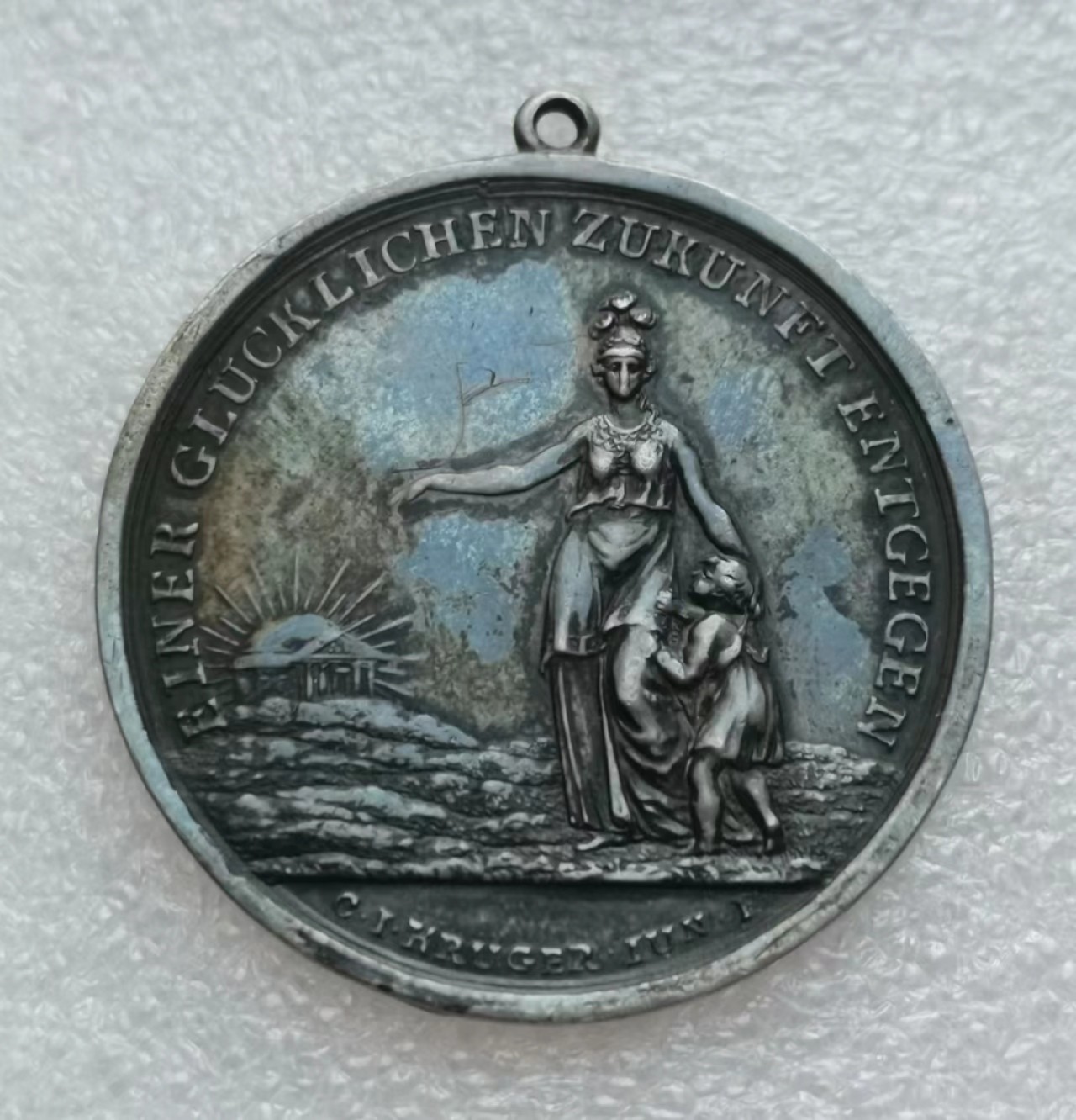 瓶子🏺第43期拍卖会 德国稀少18世纪甚至更早早期谚语银章