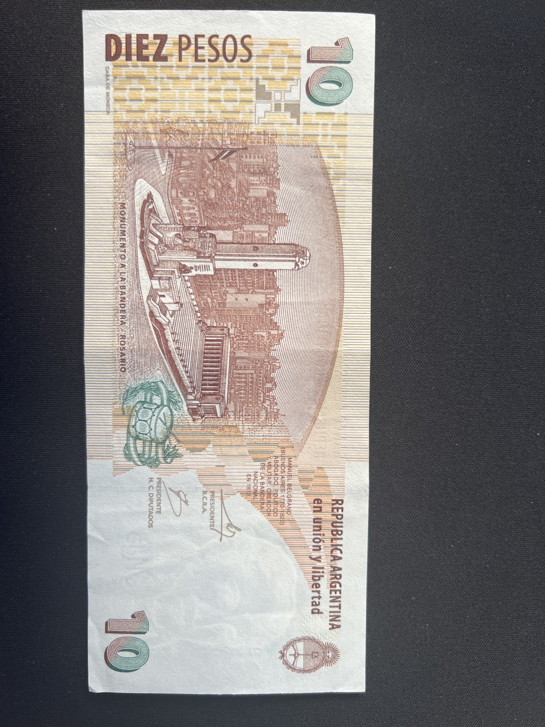 泡泡堂第三期 纸币专场（外国特价老纸币） 阿根廷十皮索