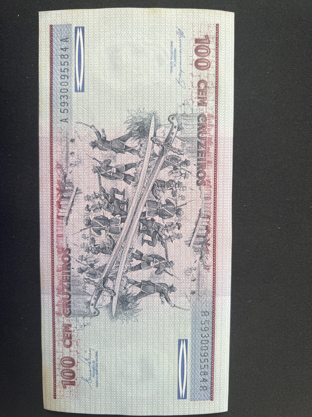 泡泡堂第三期 纸币专场（外国特价老纸币） 巴西100克鲁