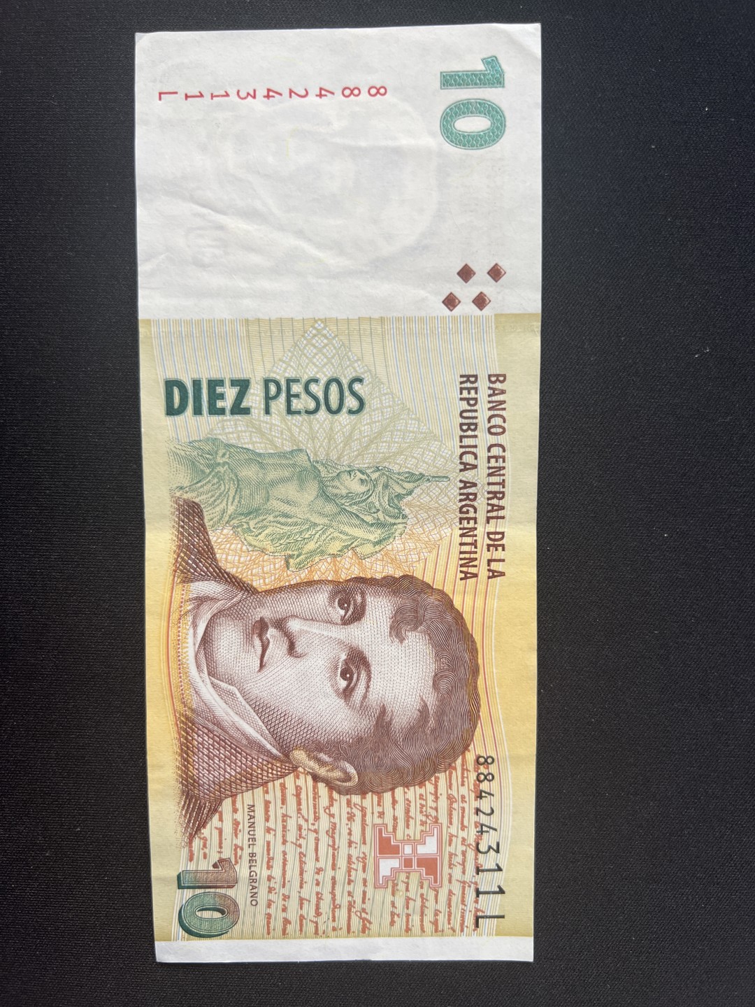 泡泡堂第三期 纸币专场（外国特价老纸币） 阿根廷十皮索