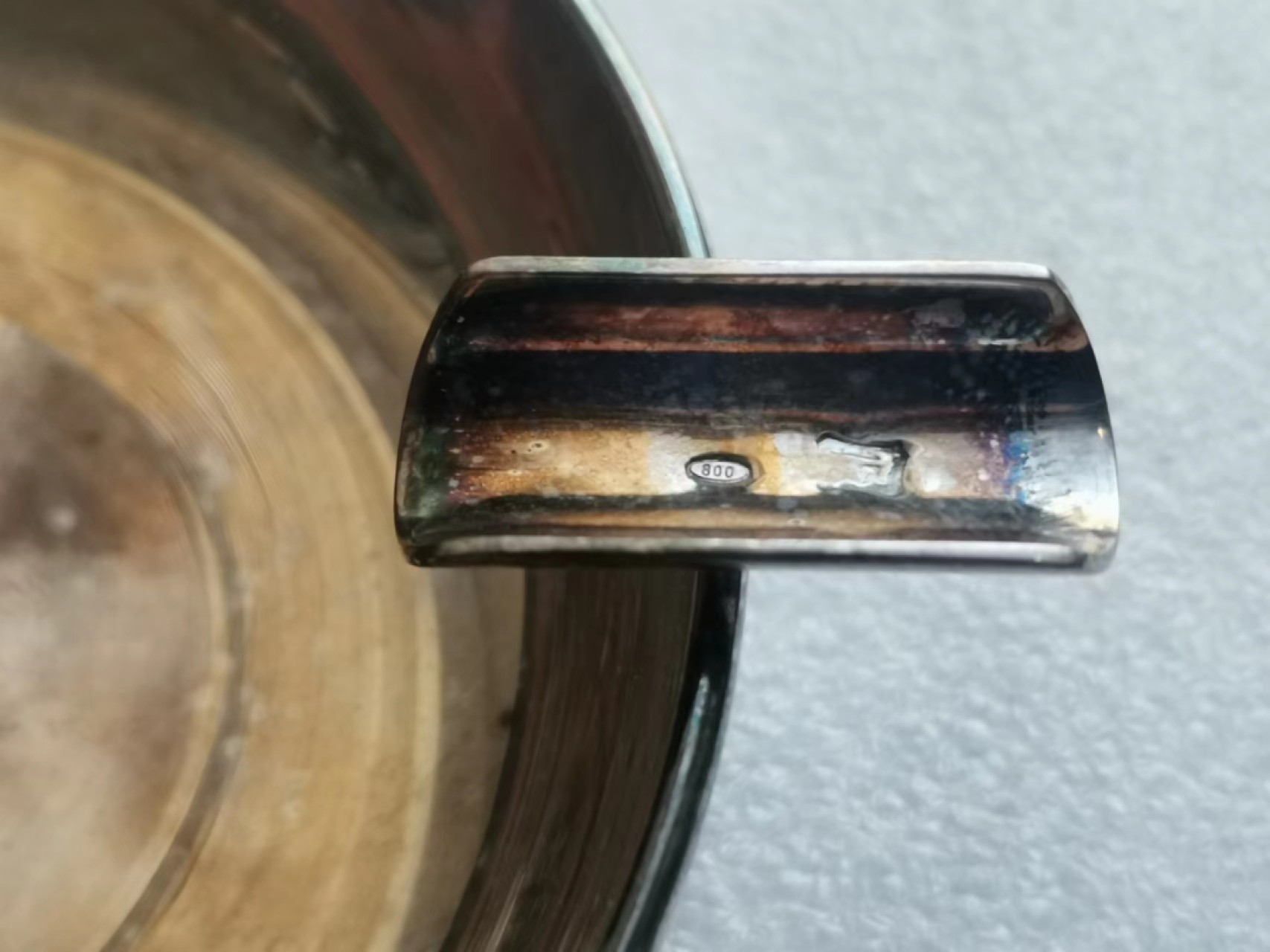 瓶子🏺第43期拍卖会 欧洲珐琅银质烟灰缸（800银标）