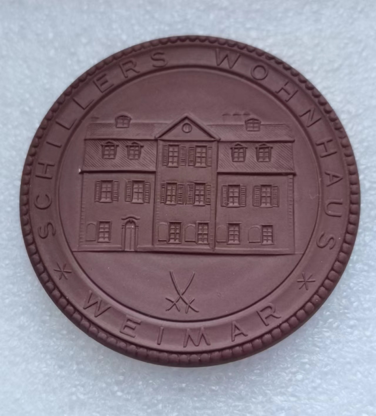 瓶子🏺第43期拍卖会 德国梅森席勒陶瓷纪念章