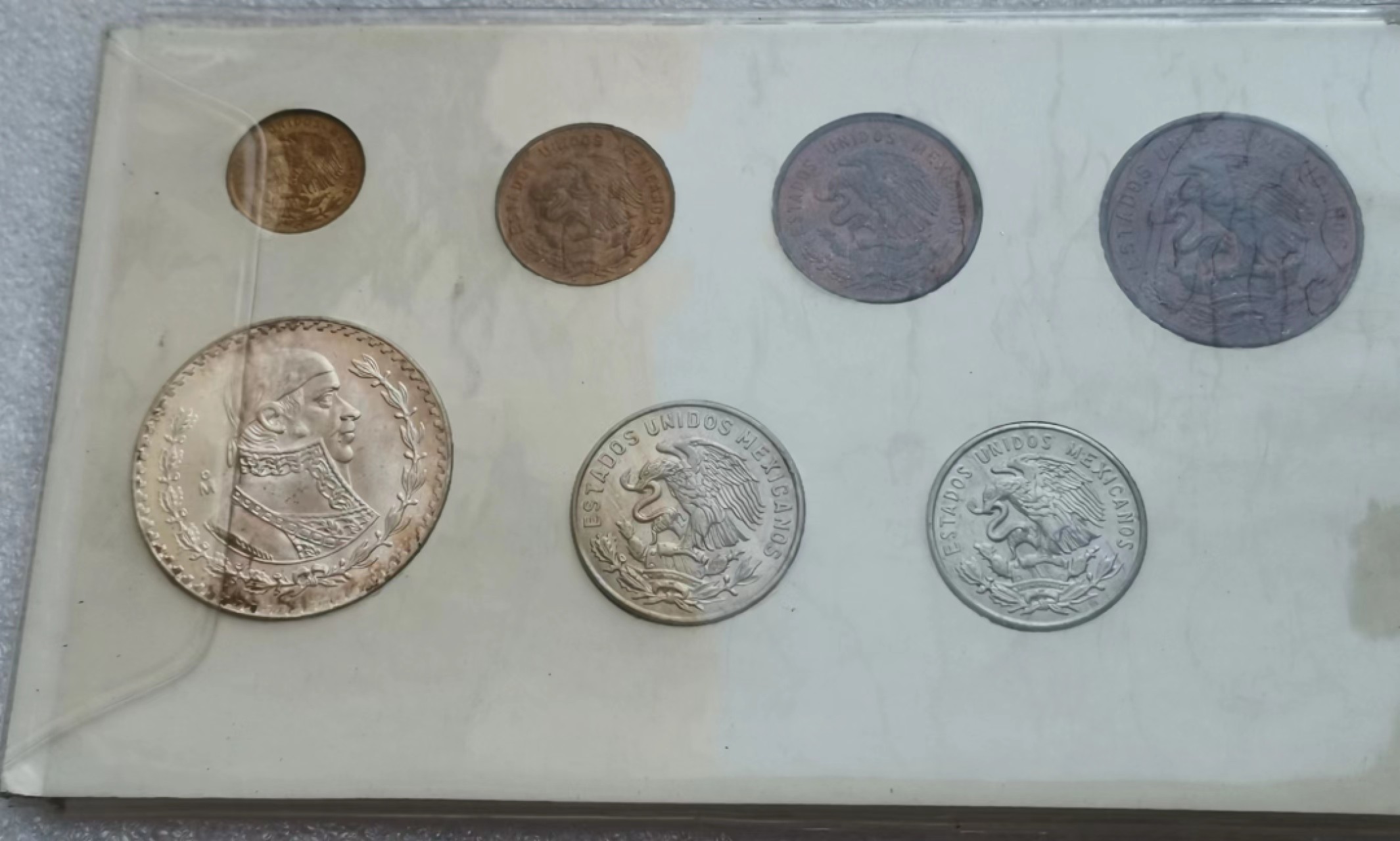 瓶子🏺第43期拍卖会 墨西哥1960-1967年7枚套（含银币）