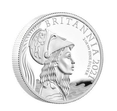 【海寧潮】拍卖第二十八期 - 【海寧潮期货】英国2021年不列颠女神2盎司加厚纪念银币NGC-PF69-原盒证书（原价3500）预计7月底交付