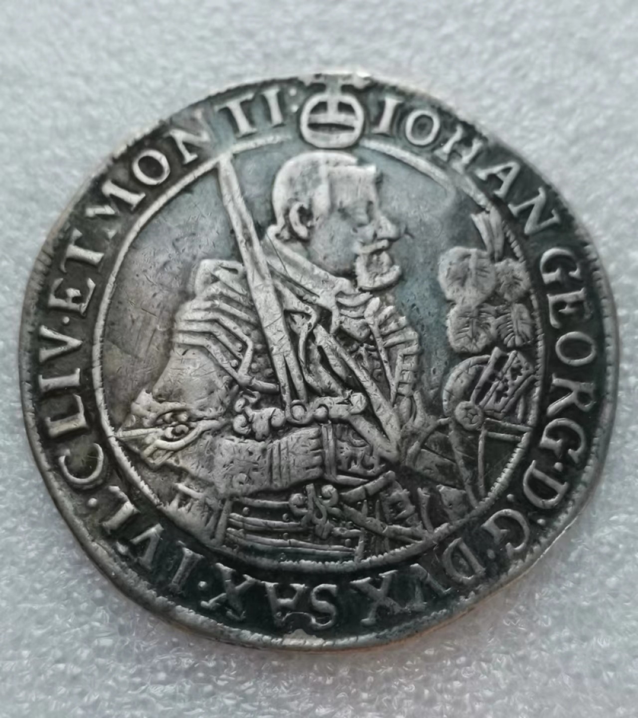 瓶子🏺第43期拍卖会 神圣罗马帝国1652年萨克森选帝侯1泰勒大银币