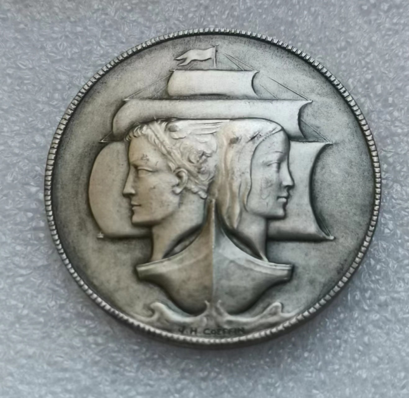 瓶子🏺第43期拍卖会 法国20世纪海航贸易商业银章