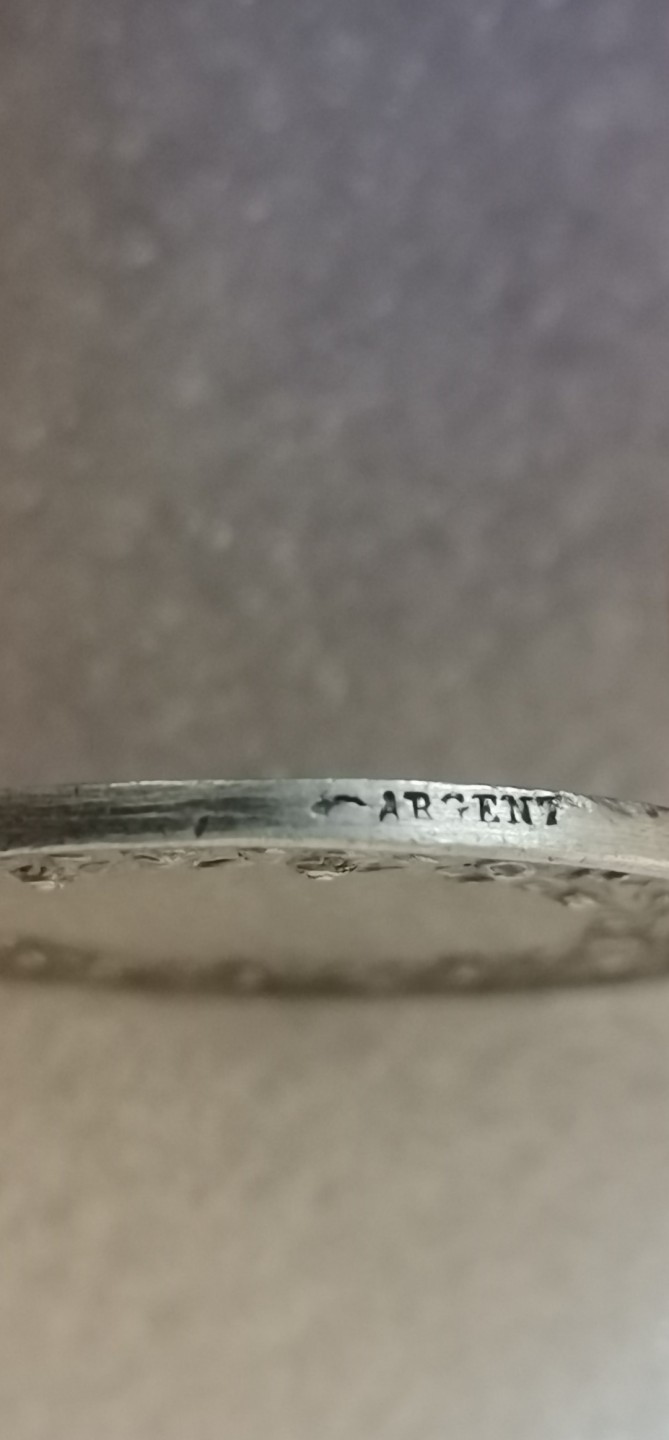 瓶子🏺第43期拍卖会 法国19世纪早期结婚纪念银章（稀少烟斗铭）