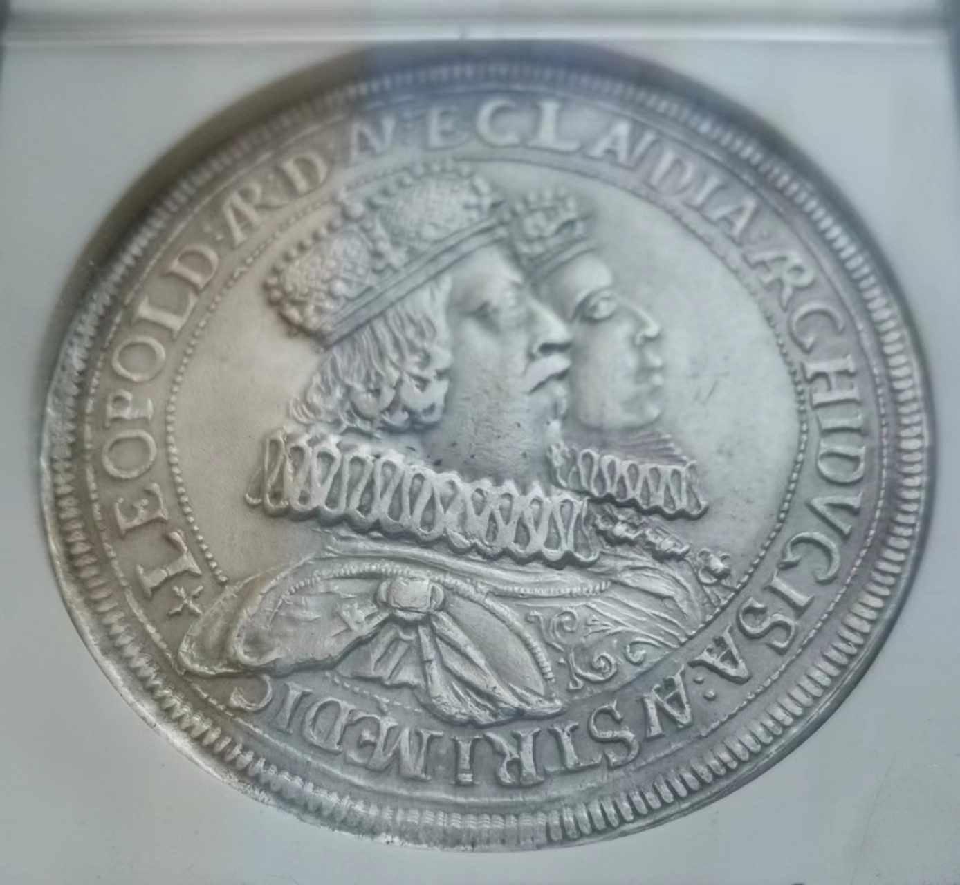 瓶子🏺第43期拍卖会 神圣罗马帝国1626年利奥波德大婚纪念2泰勒大银币