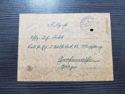 弎泉埠中外章牌杂件拍卖-第一场 - 未拆封1939-1945年期间德国军队一体化信件未拆封