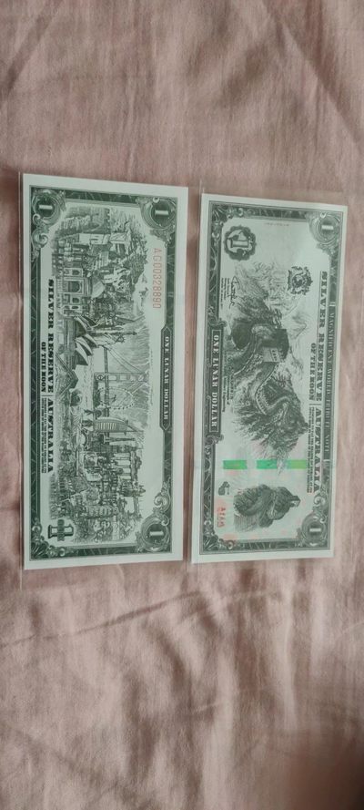 一米收藏，开心上拍(四十七期)！！！ - 澳大利亚商业旅游纪念钞一美元二张(长城+兵马俑)