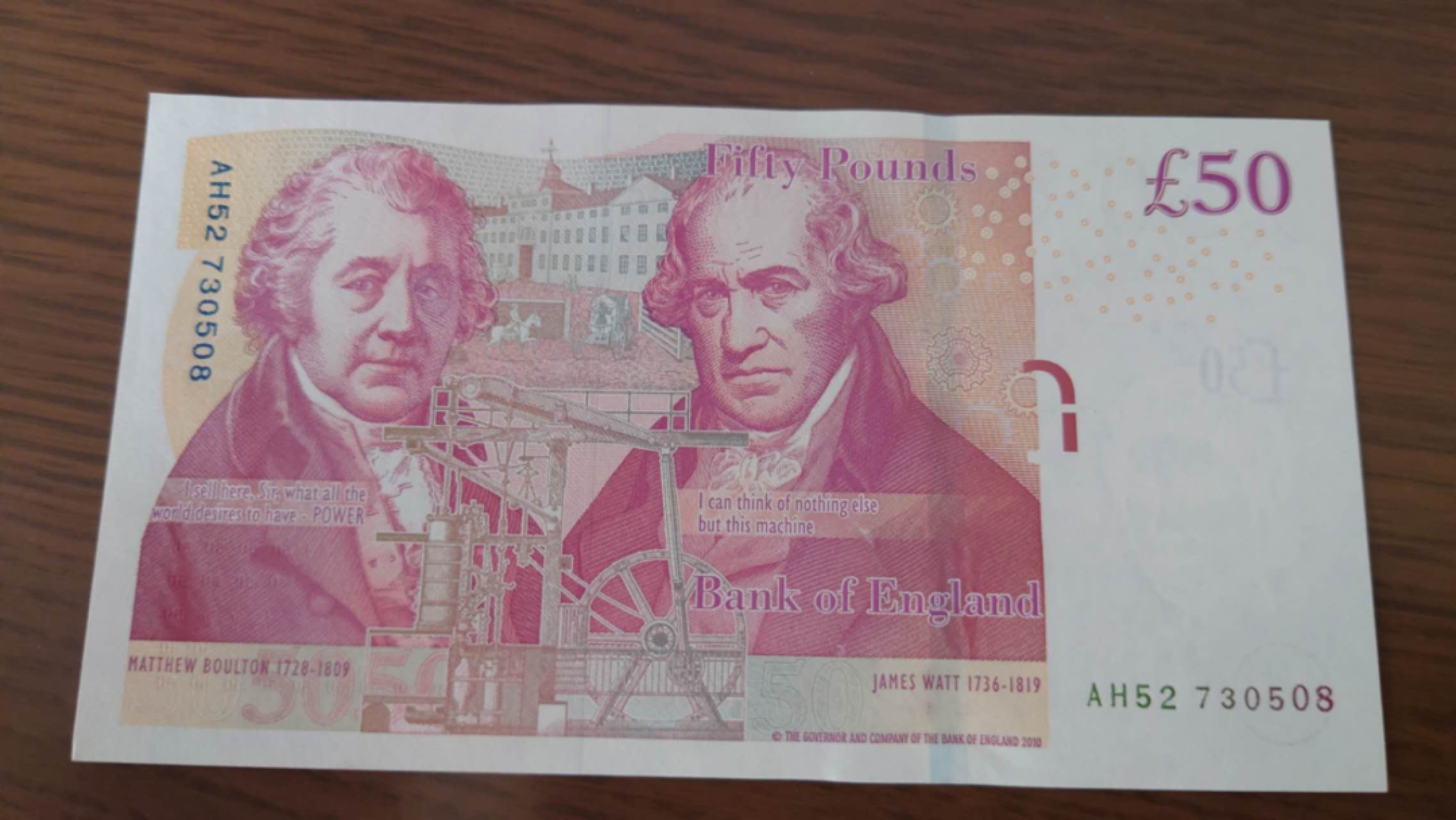 【囧羊收藏】精选微拍第46期暨2022年第三期  港澳台和外币 2010年英国F序列50镑 全程无4  全新UNC