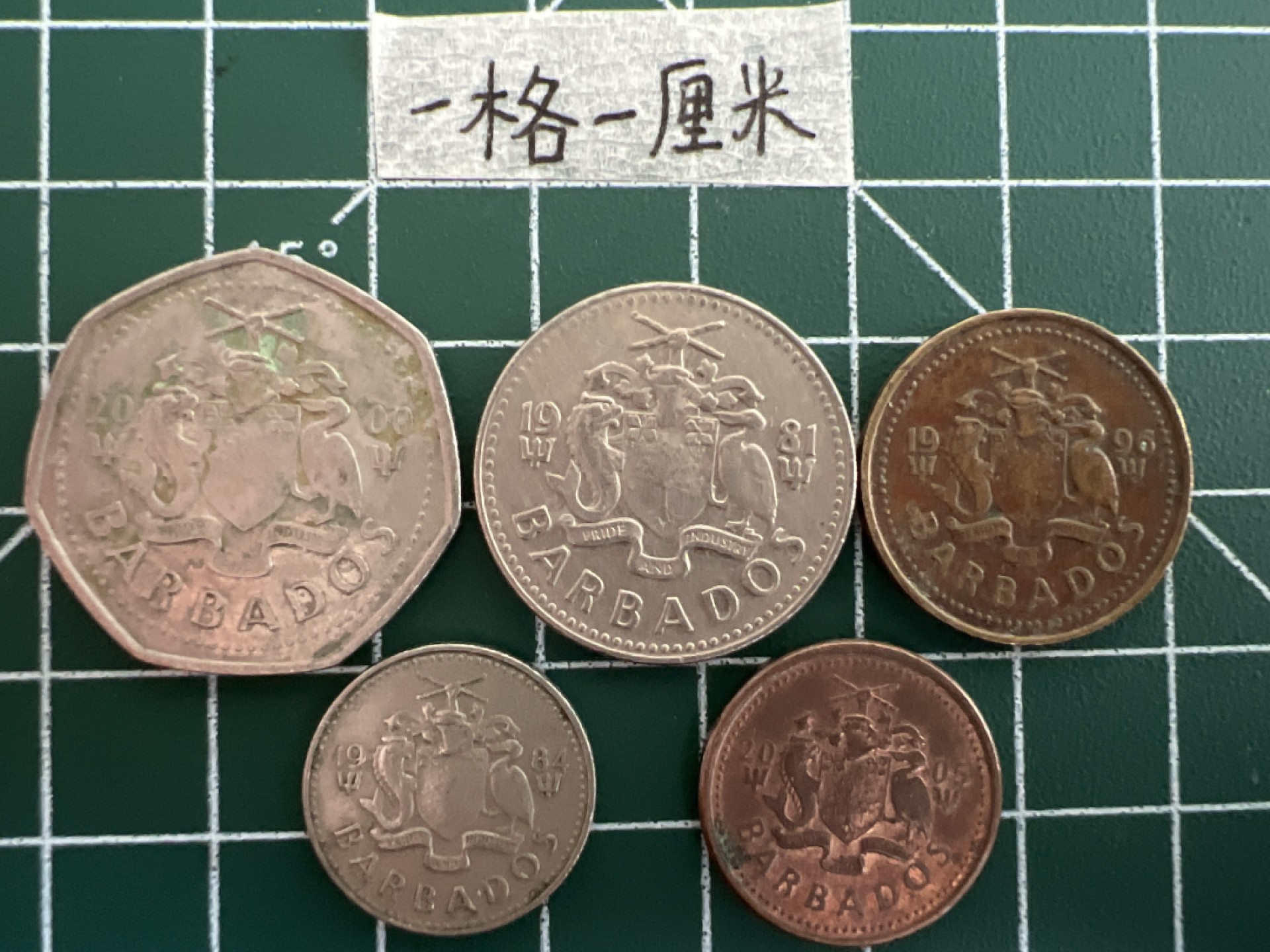 泡泡堂第三十二期  世界硬币纪念章专场（无押金，无佣金，捡漏，全场20包邮，偏远地区除外） 巴巴多斯5枚一套 