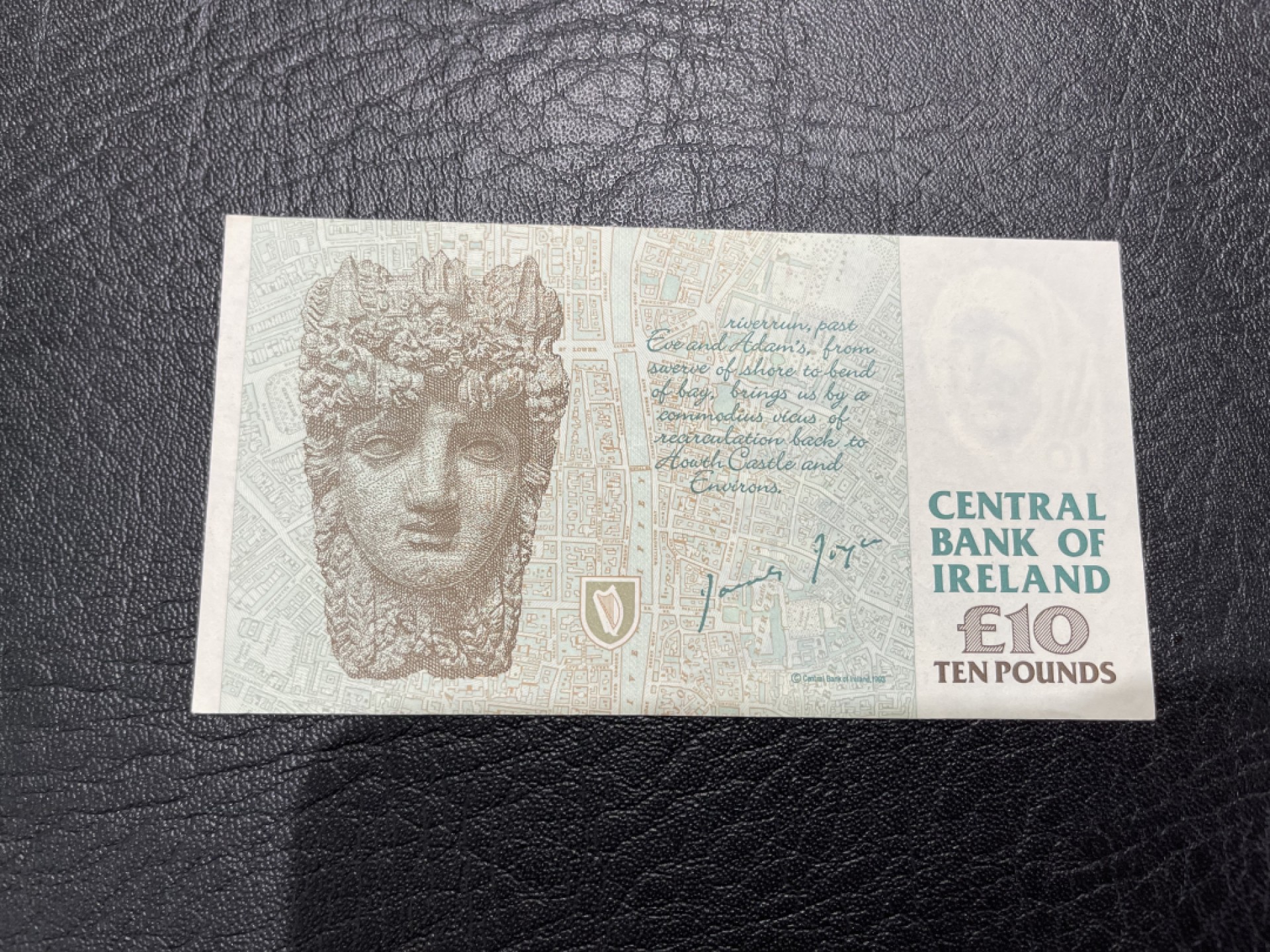 《外钞收藏家》第一百八十三期拍卖 爱尔兰末版10镑纸币 7-8品相