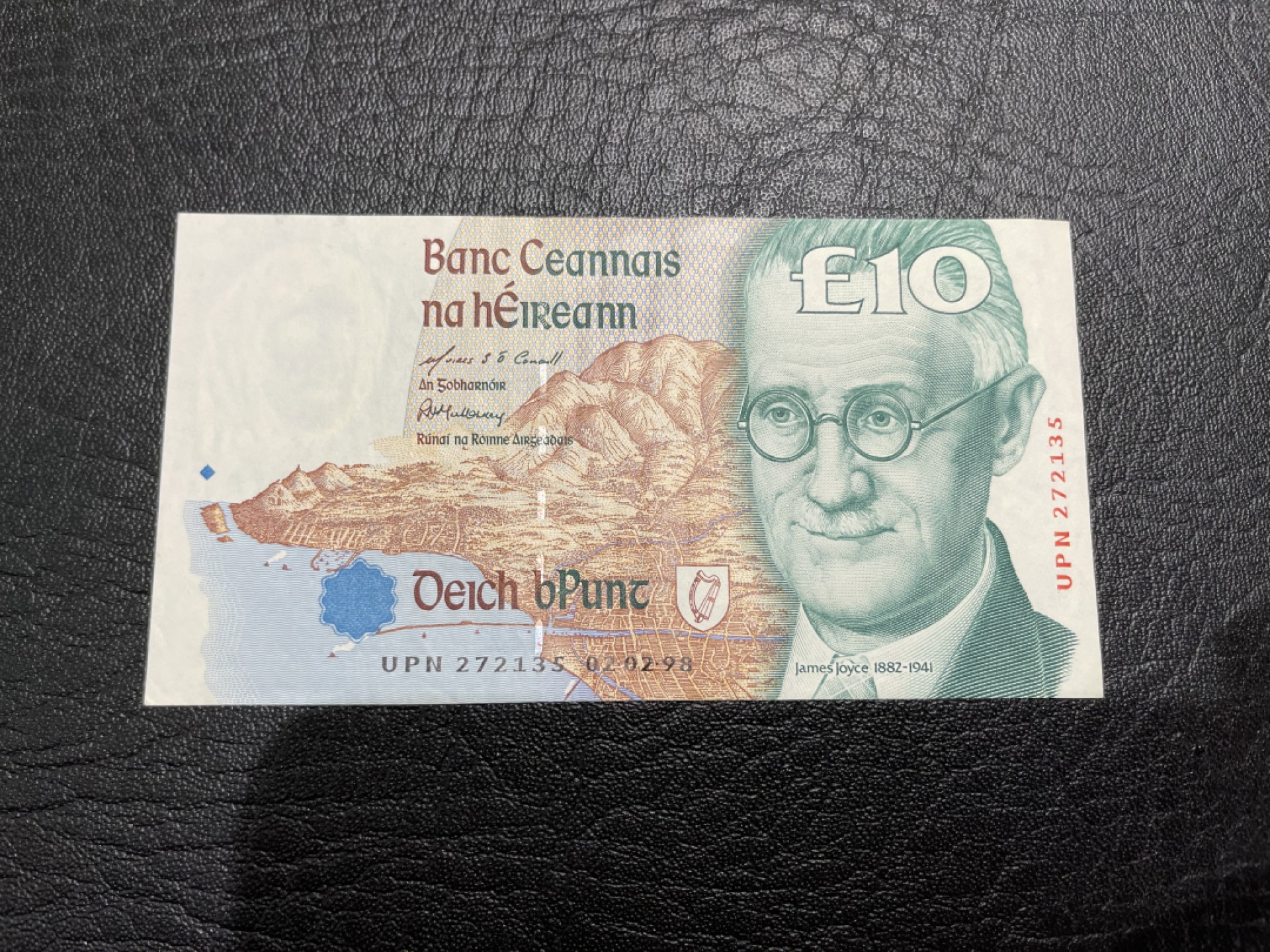 《外钞收藏家》第一百八十三期拍卖 爱尔兰末版10镑纸币 7-8品相