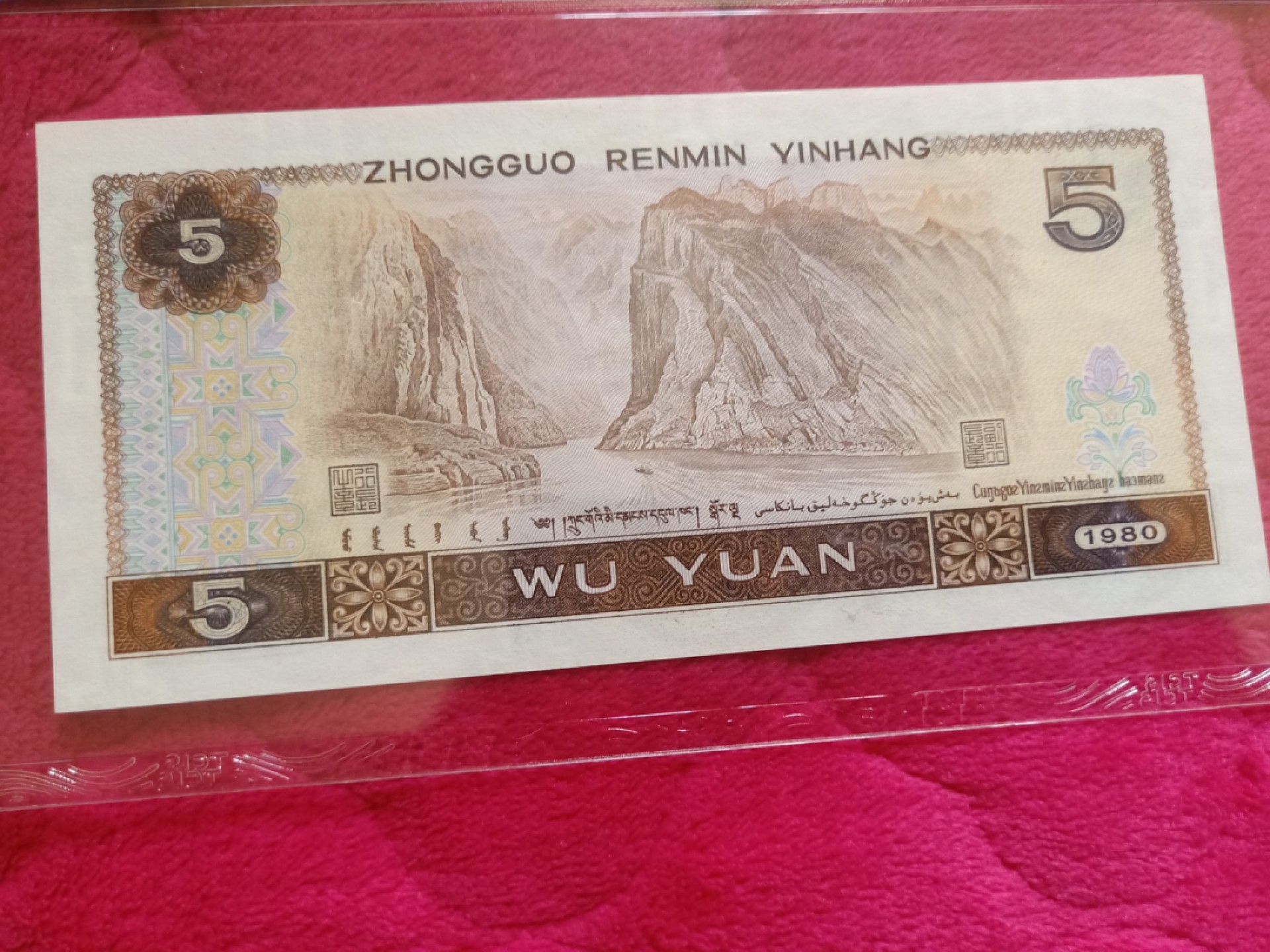 小英开心拍第575期 805五彩苍松翠鹤一张，靓号天印评级