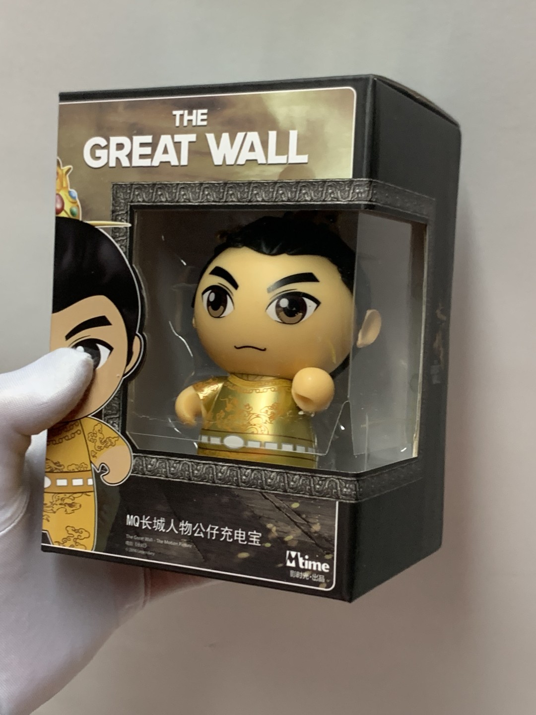 零元拍：王俊凯亲笔签名张艺谋导演作品《长城》宋仁宗赵祯皇帝形象片方官方充电宝！