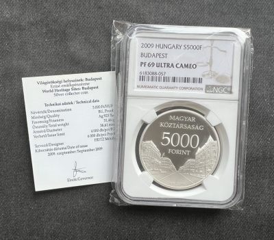 【钱币赏析】【匈牙利】2009布达佩斯 银币 ngc69