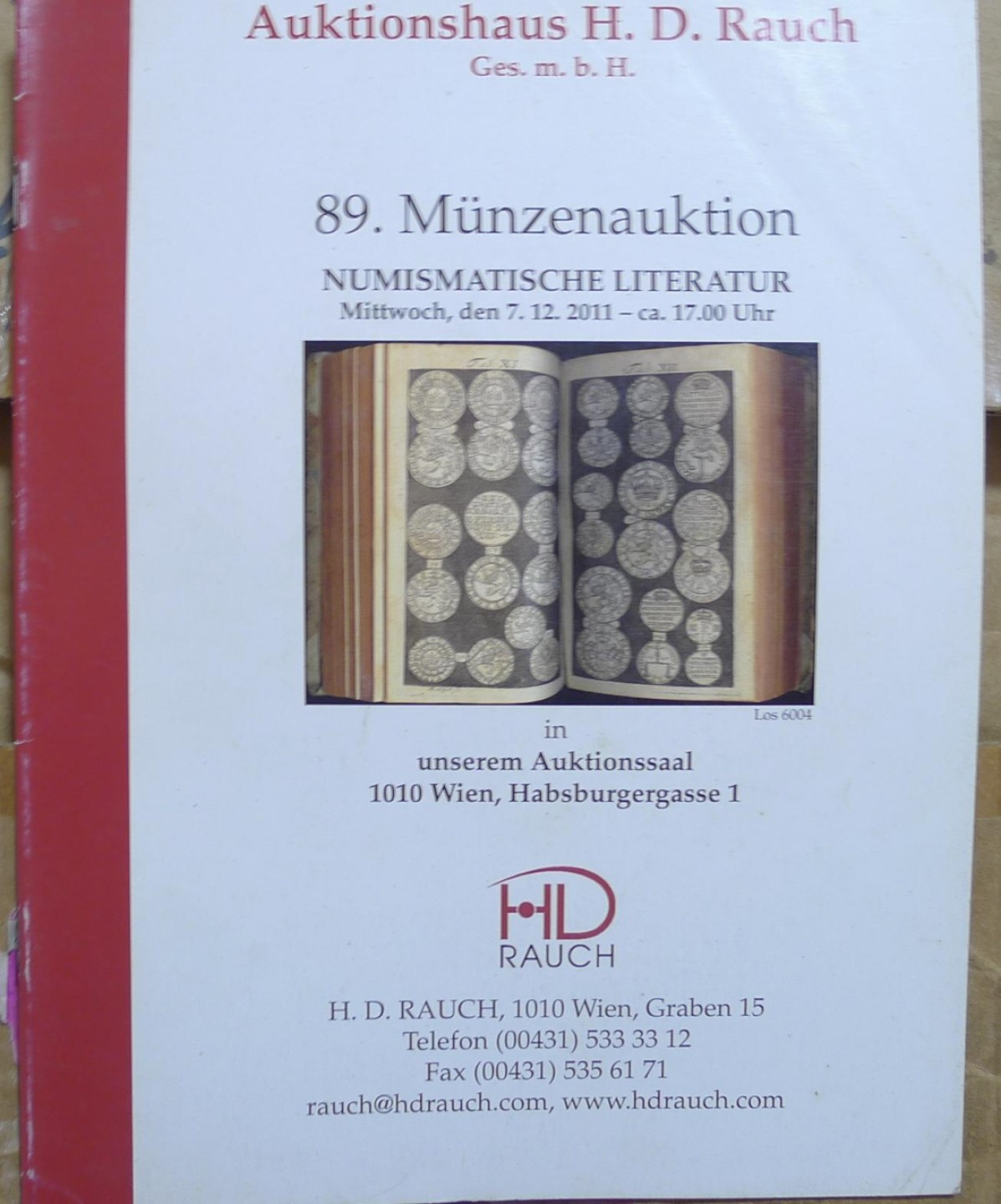 世界钱币章牌书籍专场拍卖第51期 钱币学纹章学等著作文献资料拍卖目录2本