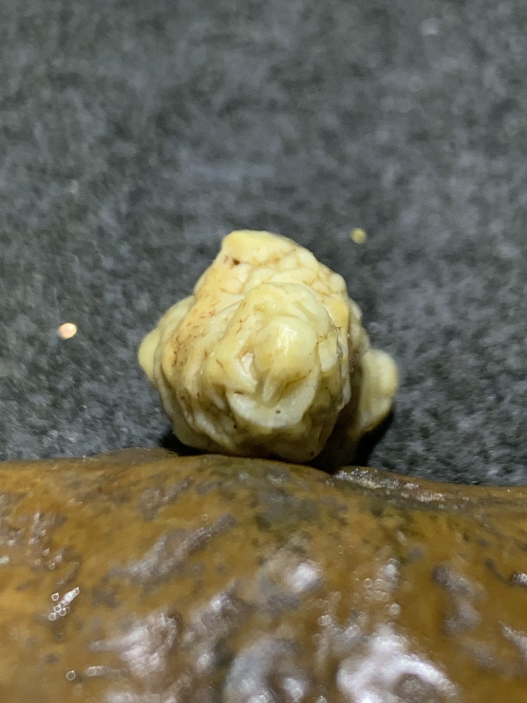 精美戈壁筋脉石小原石一颗