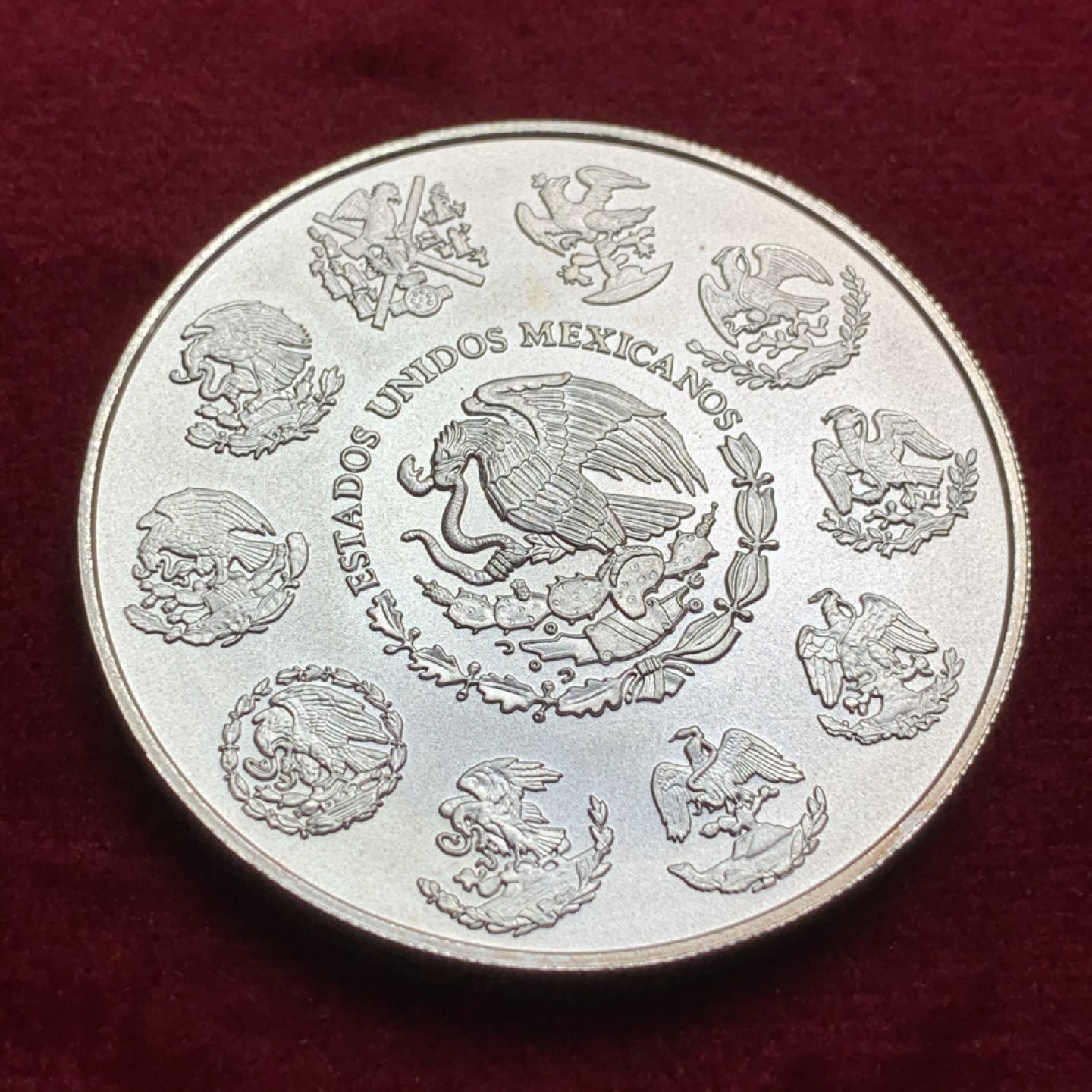 《竞宝斋》第66场-本周日，周一2场连拍（全场不限金额包邮） 墨西哥 2020年 2盎司 胜利女神 999纯银大银币 全新品相 人物深打锐利  值得收藏