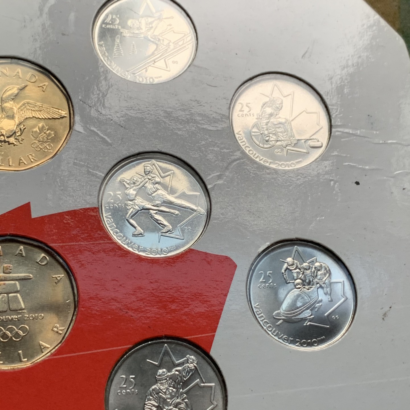 《竞宝斋》第66场-本周日，周一2场连拍（全场不限金额包邮） 加拿大 2010年 纪念冬奥会 14枚封装 套币 少见