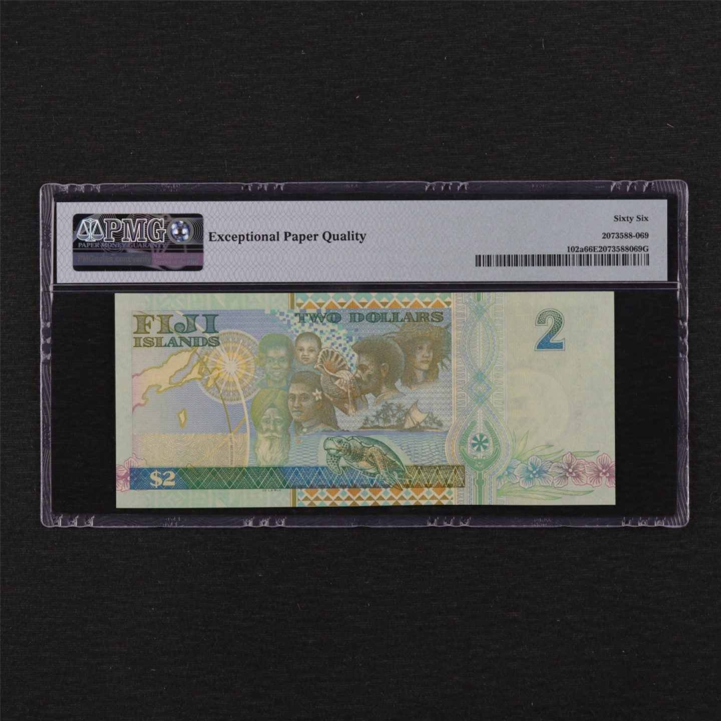 【亘邦集藏】第114期拍卖 2000年 斐济2元 PMG 66EPQ 2K868272