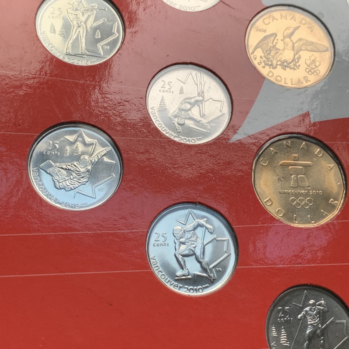 《竞宝斋》第66场-本周日，周一2场连拍（全场不限金额包邮） 加拿大 2010年 纪念冬奥会 14枚封装 套币 少见