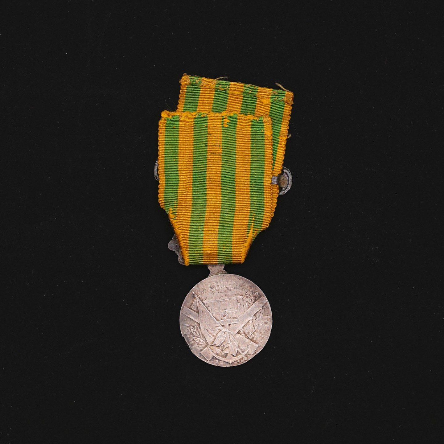 勋章奖章交易所6月25日拍卖 法国1900庚子侵华奖章（银质）