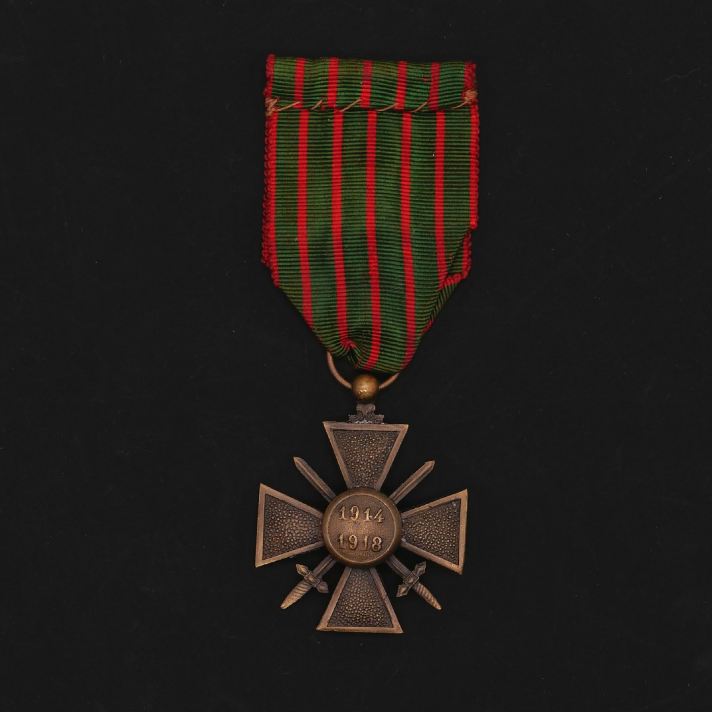 勋章奖章交易所6月25日拍卖 法国一战战争十字奖章（1918版）