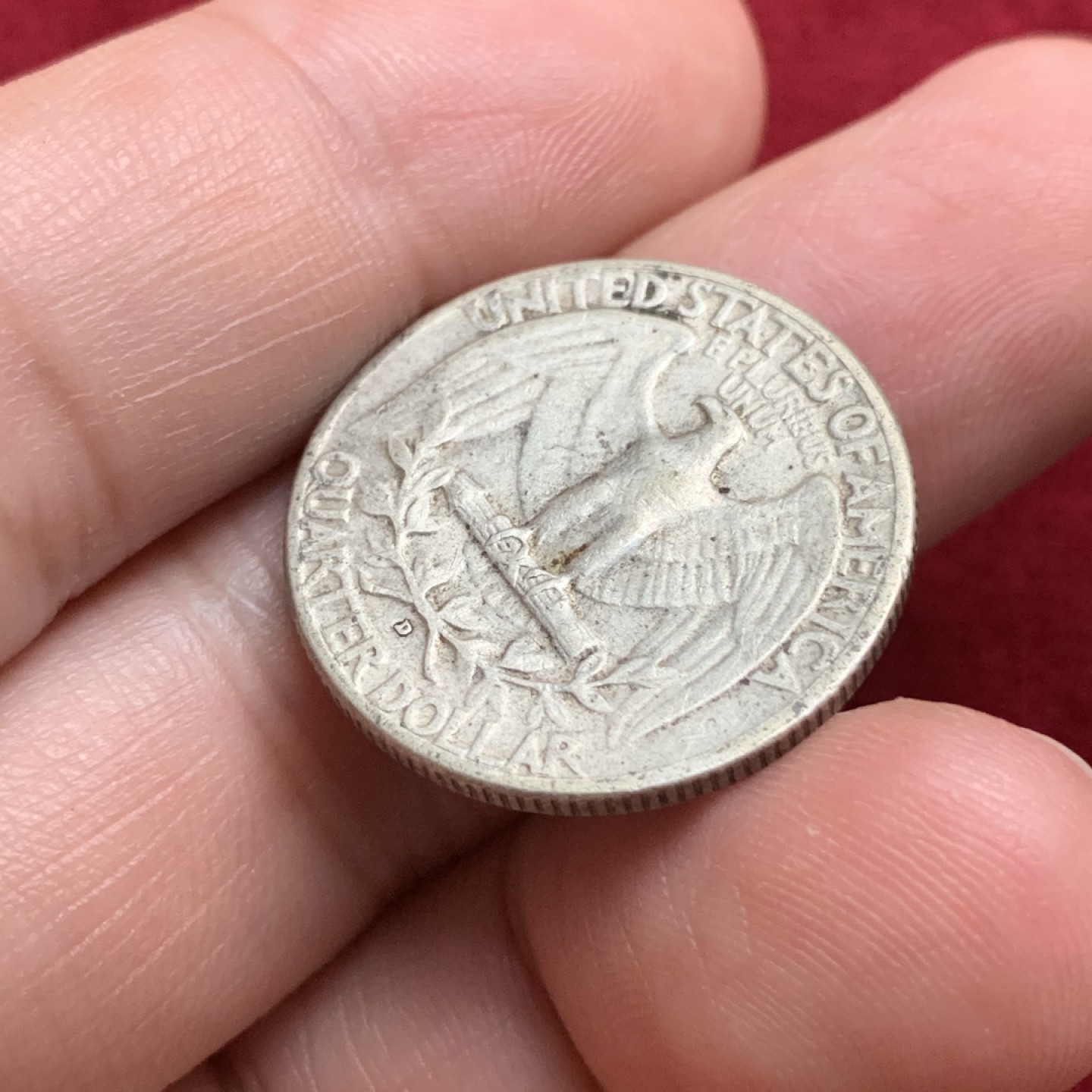 《竞宝斋》第66场-本周日，周一2场连拍（全场不限金额包邮） 美国 1952年  25美分银币  高点不错