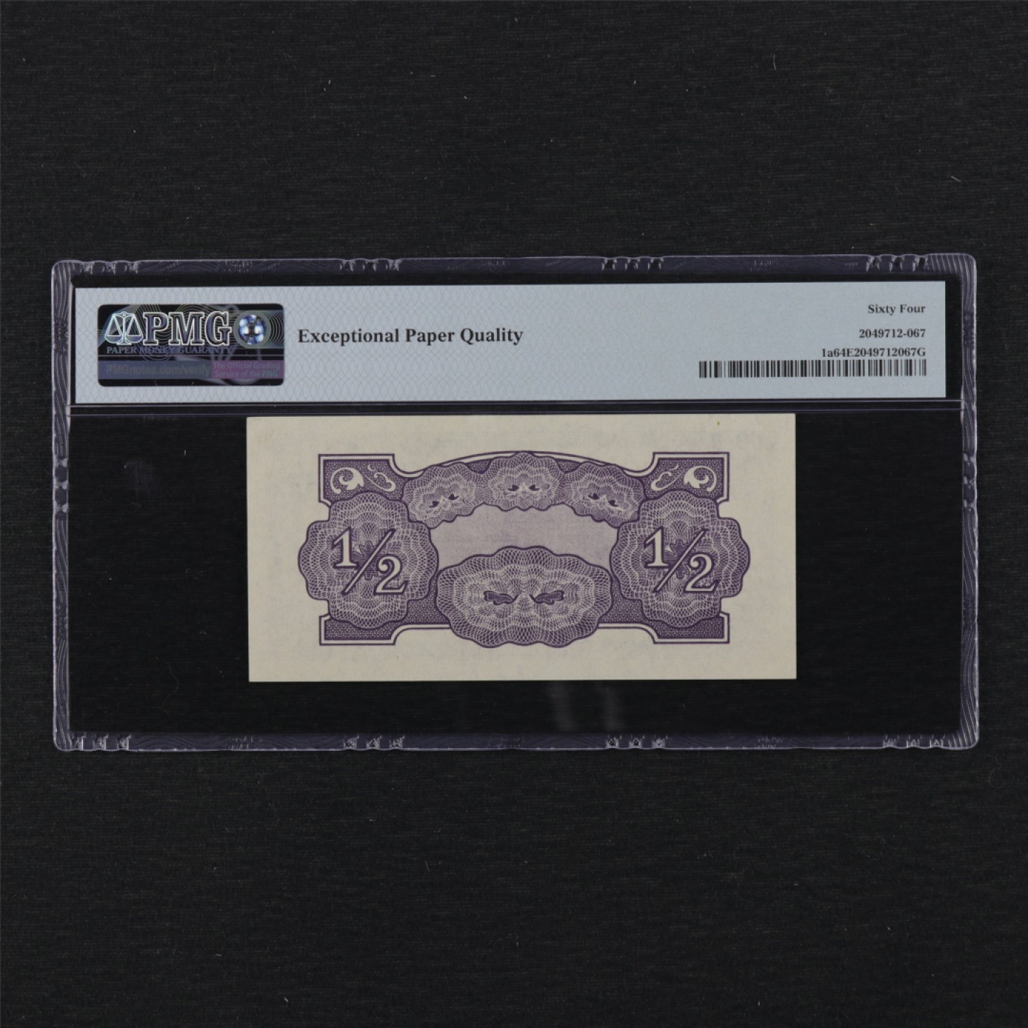 【亘邦集藏】第114期拍卖 1942年 日占太平洋1/2先令 PMG 64EPQ 2049712-067
