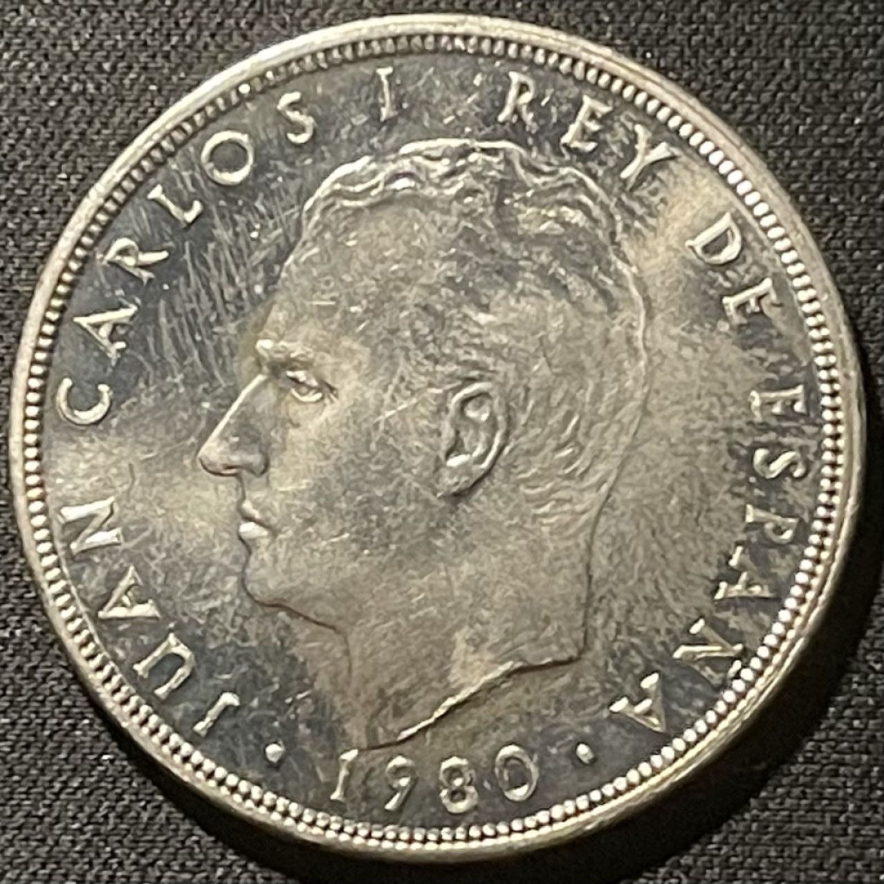 紫瑗钱币——第196期拍卖 西班牙 1980年 西班牙世界杯 100比塞塔 大镍币