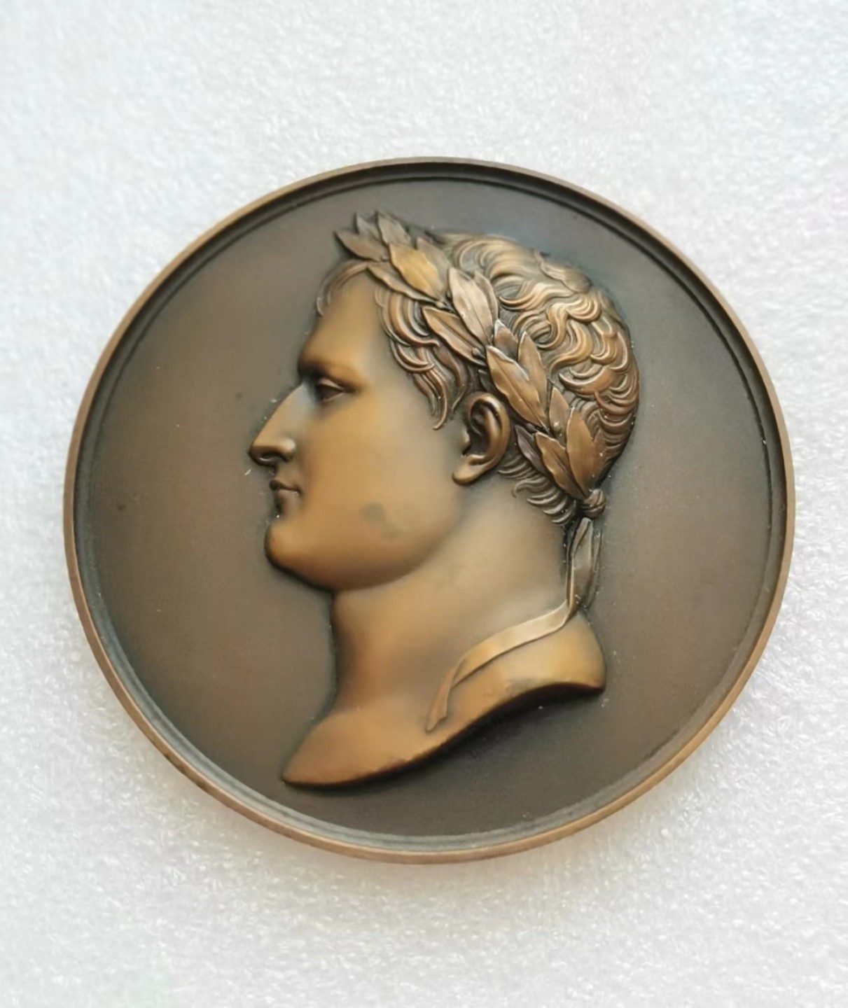 瓶子🏺第44期拍卖会 1811年法国拿破仑罗马王洗礼纪念铜章