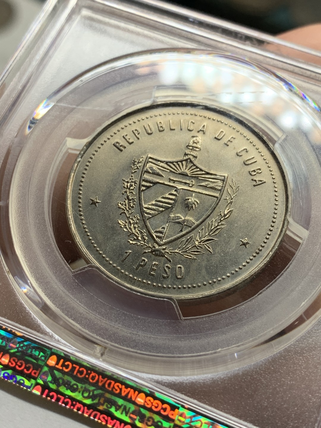 《竞宝斋》第66场-本周日，周一2场连拍（全场不限金额包邮） PCGS MS66 古巴1987年女神 纪念流亡政府女神