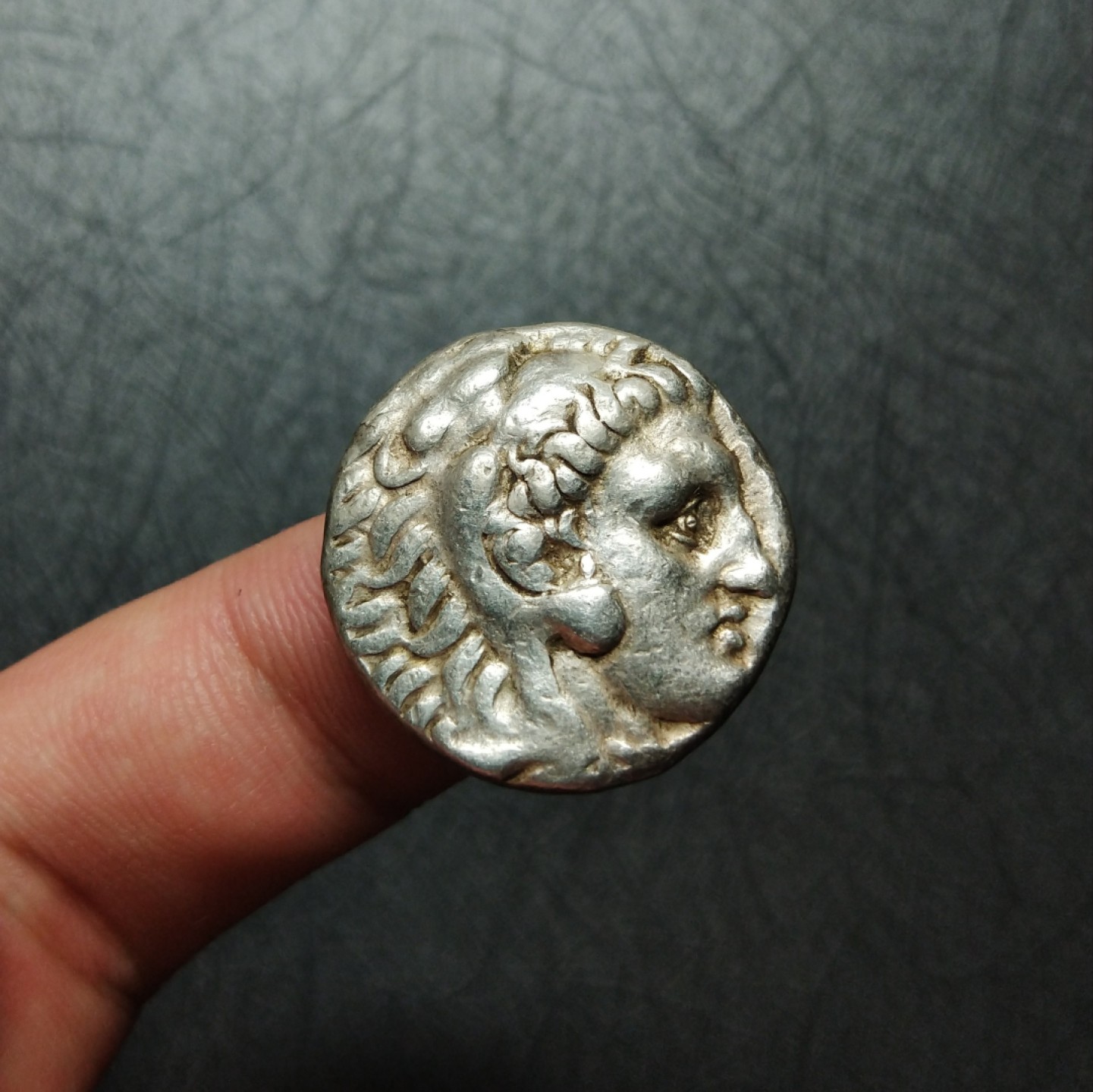 【古希腊币】马其顿王国亚历山大银币大力神银币四德拉克马银币 