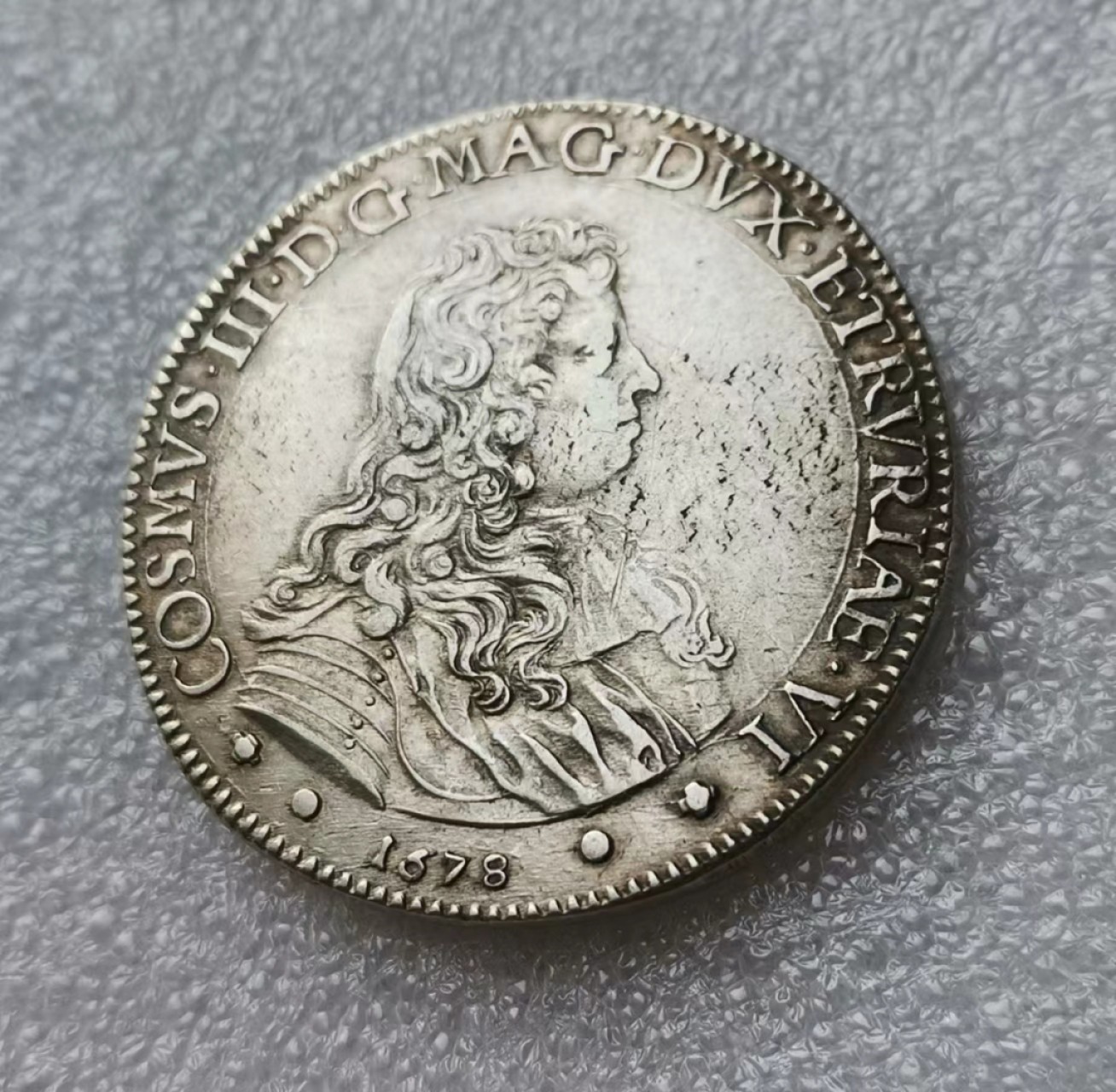 瓶子🏺第44期拍卖会 美弟奇家族1678年佛罗伦萨科西莫三世·德·美第奇大银币